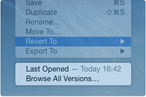 OS X Auto Save and Versions Support